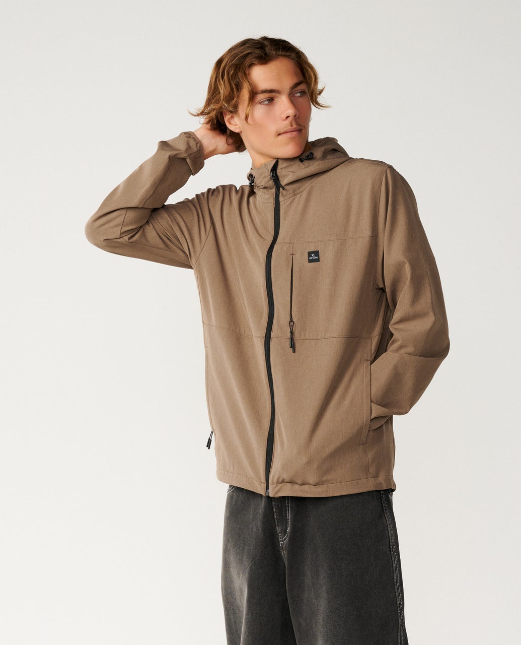 Rip Curl Anti Series Elite Giacca con zip Walnut
