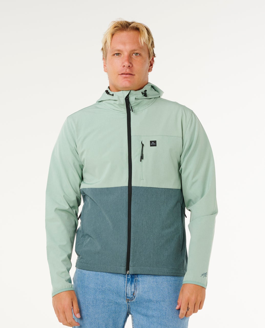 Rip Curl Anti Series Elite Giacca con zip Aloe