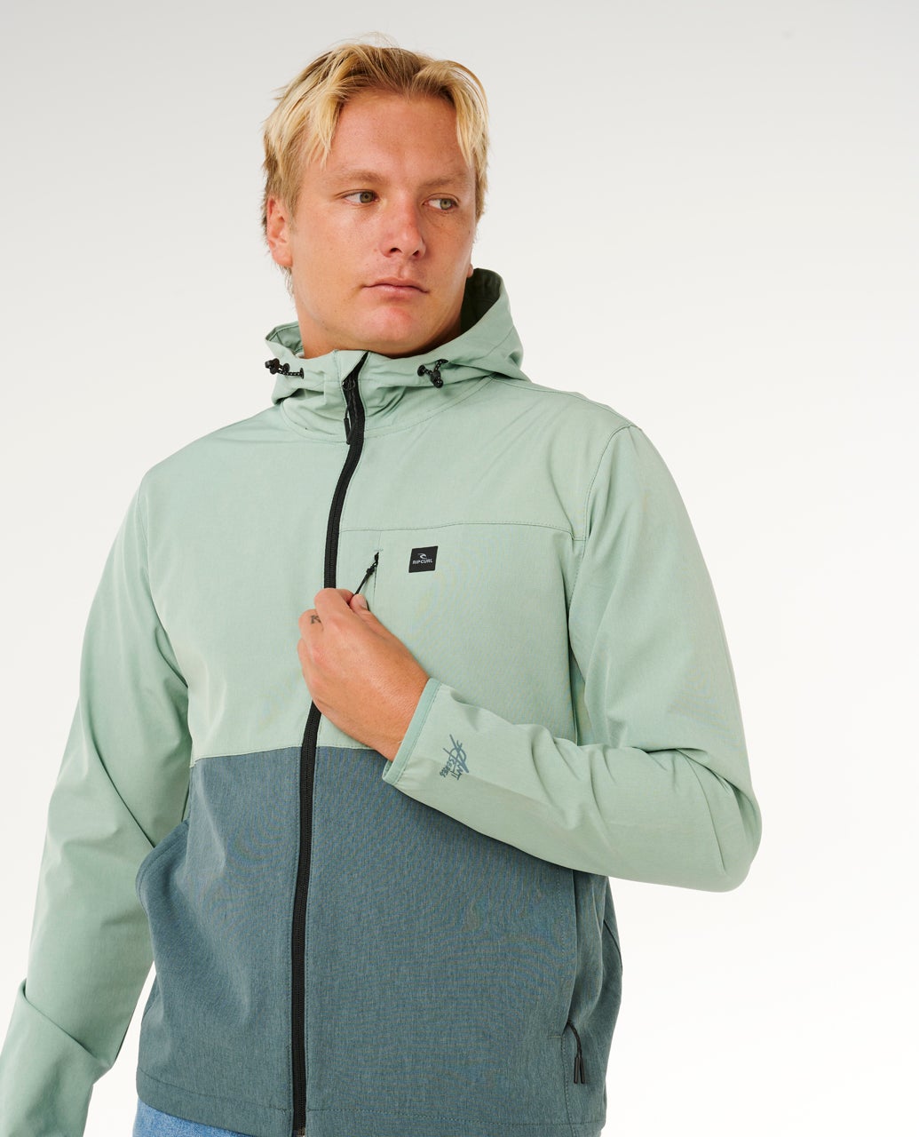 Rip Curl Anti Series Elite Giacca con zip Aloe