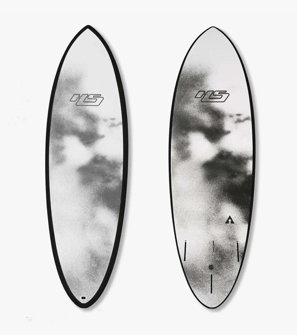 Haydenshapes Hypto Krypto EPS Soft Top - Futures - 3 Fin - Black Rail