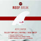 FCS II Reactor Performance Core Thruster Fins - White Edition