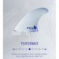 FCS II Performer Performance Core Thruster Fins - White Edition