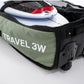 FCS Travel 3 Wheelie Shortboard / Fish Board Bag GO-Light