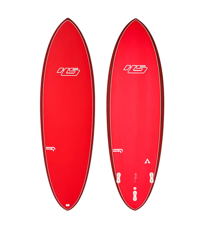 Haydenshapes Hypto Krypto FutureFlex - FCS II - 3 Fin - Signal Red