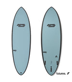 Haydenshapes Hypto Krypto FutureFlex - Futures - 3 Fin - Zephyr Blue