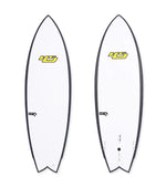 Haydenshapes Misc FutureFlex - FCS II - 2 + 1 Fin - Yellow Logo