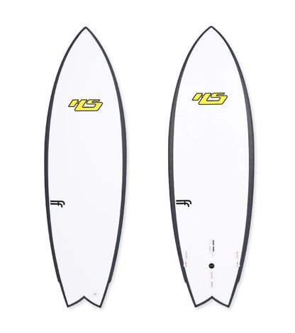 Haydenshapes Misc FutureFlex - FCS II - 2 + 1 Fin - Yellow Logo