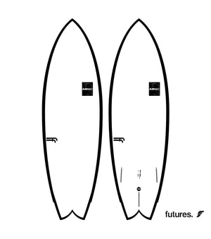 Haydenshapes Misc FutureFlex - Futures - 2 + 1 Fin