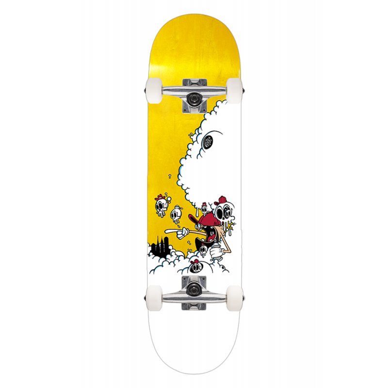 Push Skateboards - Gorm Boberg Clouds Black/White