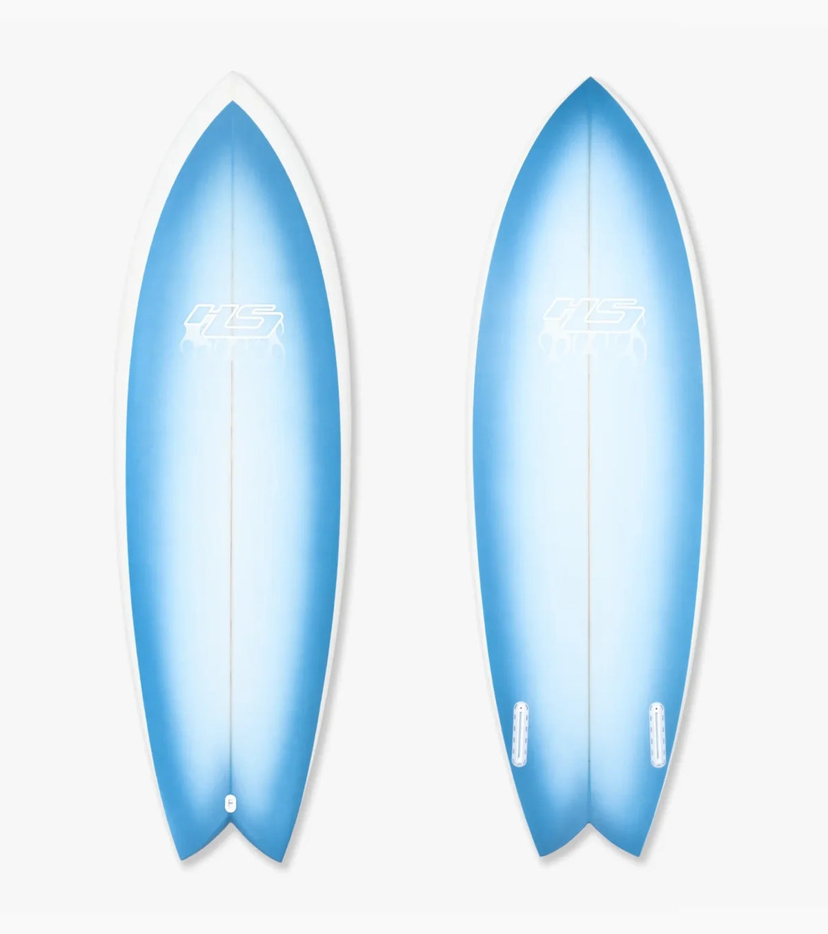 Haydenshapes Hypto Krypto TWIN PU - Futures - 2 Fin - Blue Fade