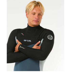 Muta Dawn Patrol 2/2 a manica lunga con zip frontale e springsuit Pine Night