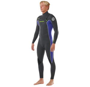 Dawn Patrol 3/2 Perf Wetsuit with Front Zip WILD BERRY 