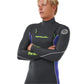 Dawn Patrol 3/2 Perf Wetsuit with Front Zip WILD BERRY 