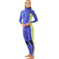 Women's Dawn Patrol 4/3 Perf Front Zip Wetsuit, Wild Berry