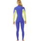 Women's Dawn Patrol 4/3 Perf Front Zip Wetsuit, Wild Berry