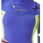 Women's Dawn Patrol 4/3 Perf Front Zip Wetsuit, Wild Berry