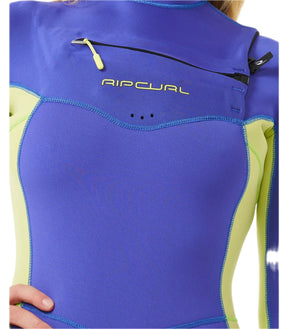 Dawn Patrol 3/2 Perf Neoprenanzug mit Frontreißverschluss für Damen, Wild Berry 