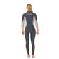 Dawn Patrol Pro 3/2 Chest Zip Steamer Wetsuit Charcoal