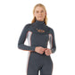 Dawn Patrol Pro 3/2 Chest Zip Steamer Wetsuit Charcoal