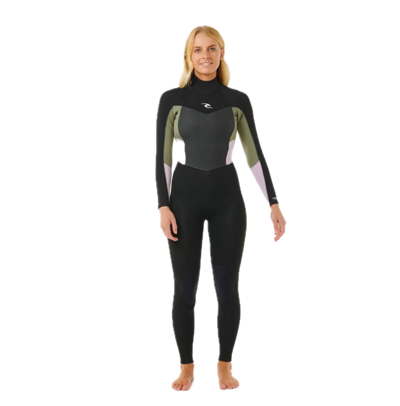 Muta Omega 4/3 con zip posteriore da donna Khaki