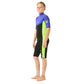 Dawn Patrol Kids' Short-Zip Back Wetsuit in Wild Berry 