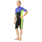 Dawn Patrol Kids' Short-Zip Back Wetsuit in Wild Berry 