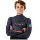 Flashbomb 4/3 Front Zip Junior Wetsuit Purple Night 