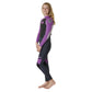 Omega 4/3 Back Zip Wetsuit Kids Purple 
