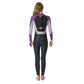 Omega 4/3 Back Zip Wetsuit Kids Purple 
