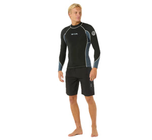 Top in neoprene a maniche lunghe da 1,5 mm Dawn Patrol Pine Night