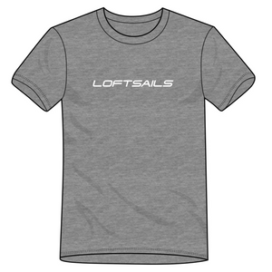 Loftsails T-Shirt in mittlerem Heather-Grau