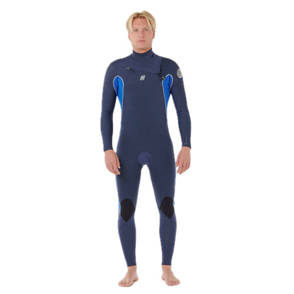 Dawn Patrol Warmth Men 4/3  Sealed Seam Front Zip Electric Cobalt