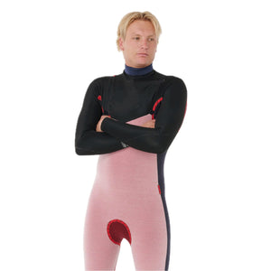 Dawn Patrol Warmth Men 4/3, klejone szwy, zamek przedni, Electric Cobalt