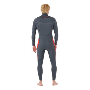 Dawn Patrol Perf Herren 4/3 Versiegelte Nähte Frontreißverschluss Rot