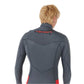 Dawn Patrol Perf Men 4/3  Sealed Seam Front Zip Red