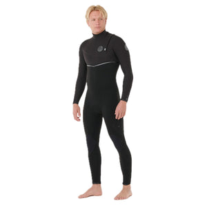 Ebomb Men 4/3  Sealed Seam Zip Free Black