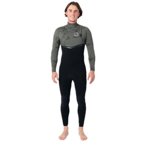 Ebomb Men 4/3  Sealed Seam Zip Free Deep Cactus