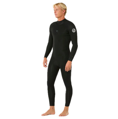 Dawn Patrol Warmth Men 4/3  Sealed Seam Back Zip Black