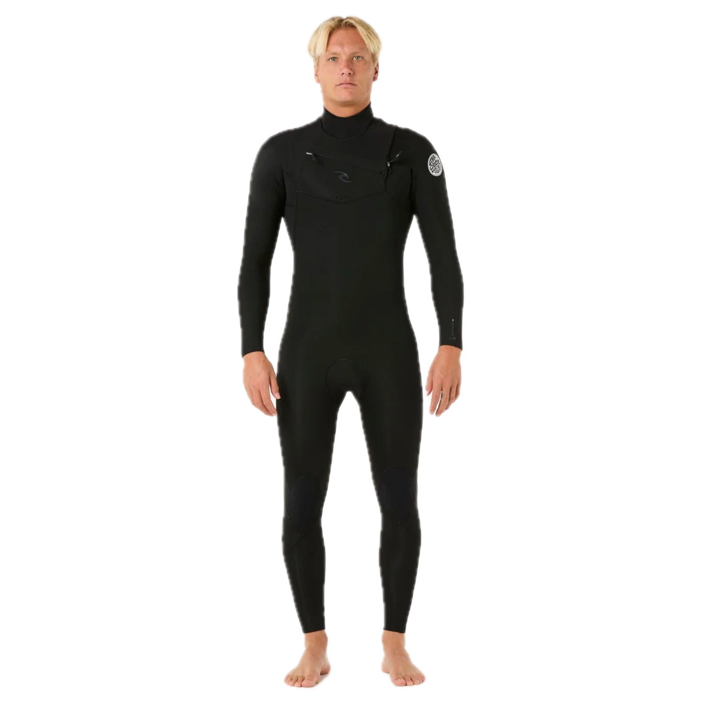Dawn Patrol Pro Men 5/3  Sealed Seam Front Zip Black