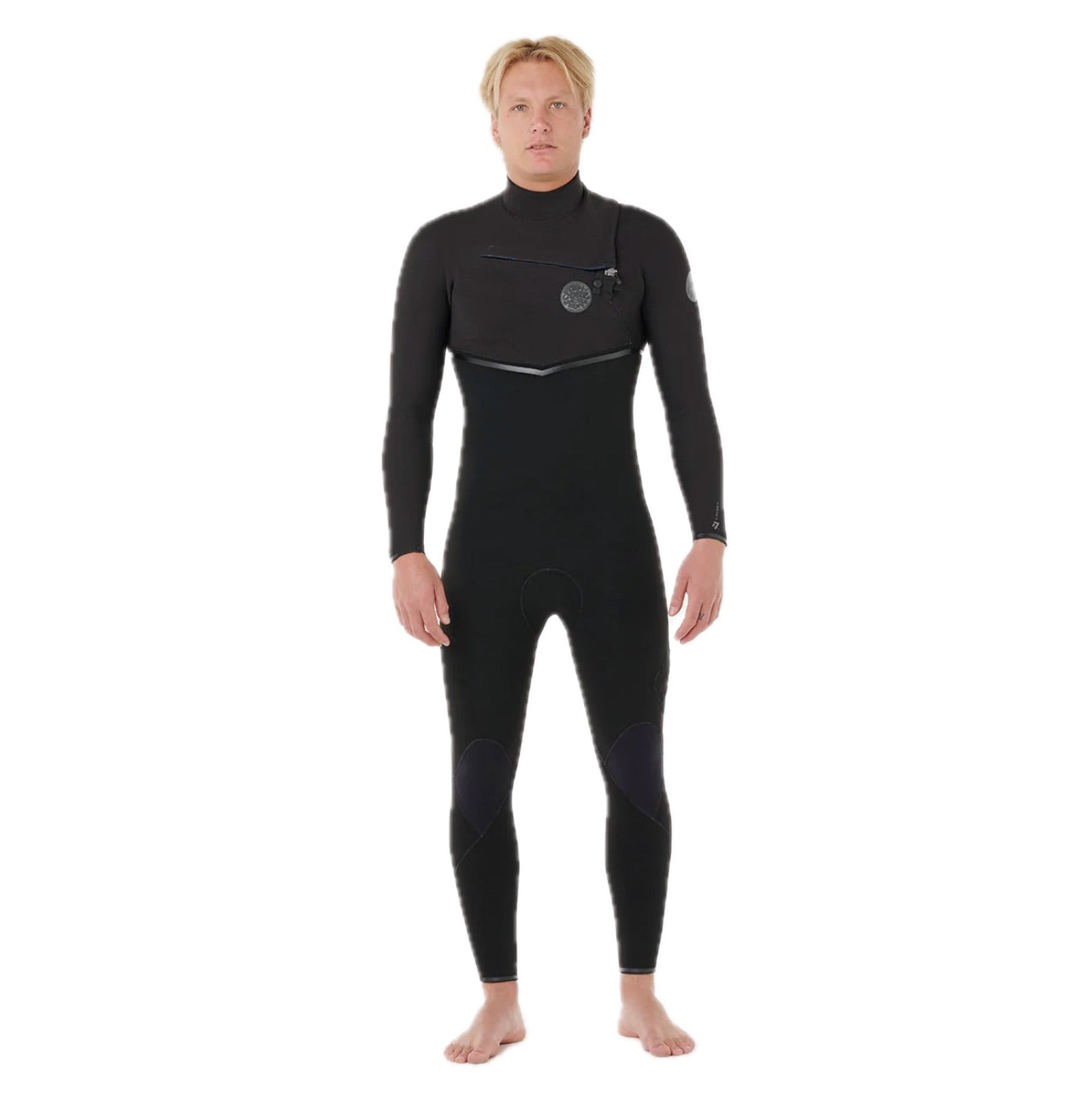 Ebomb Men 5/3  Sealed Seam Front Zip Black