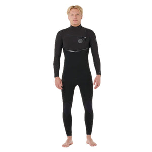 Ebomb Men 5/3  Sealed Seam Front Zip Black