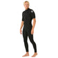 Dawn Patrol Men 2mm Integrale Ss 2mm Unsealed Seam Front Zip Black