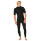 Dawn Patrol Men 2mm Integrale Ss 2mm Unsealed Seam Front Zip Black