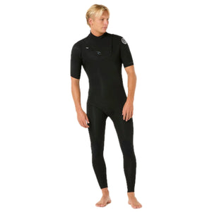 Dawn Patrol Men 2mm Integrale Ss 2mm Unsealed Seam Front Zip Black