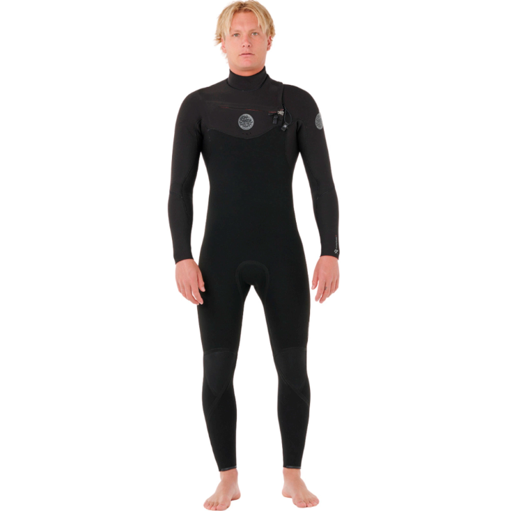 Flashbomb Hybrid Men 3/2  Sealed Seam Front Zip Black