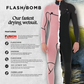 Flashbomb Hybrid Men 4/3  Sealed Seam Front Zip Black