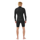 Dawn Patrol Men 2mm Shorty Ls 2mm Unsealed Seam Back Zip Black