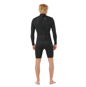 Dawn Patrol Men 2mm Shorty Ls 2mm Unsealed Seam Back Zip Black