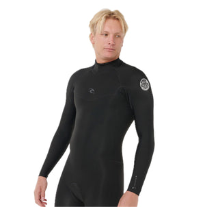 Dawn Patrol Men 2mm Shorty Ls 2mm Unsealed Seam Back Zip Black