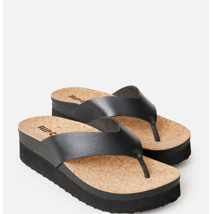 Sandy Bloom Open Toe – Black